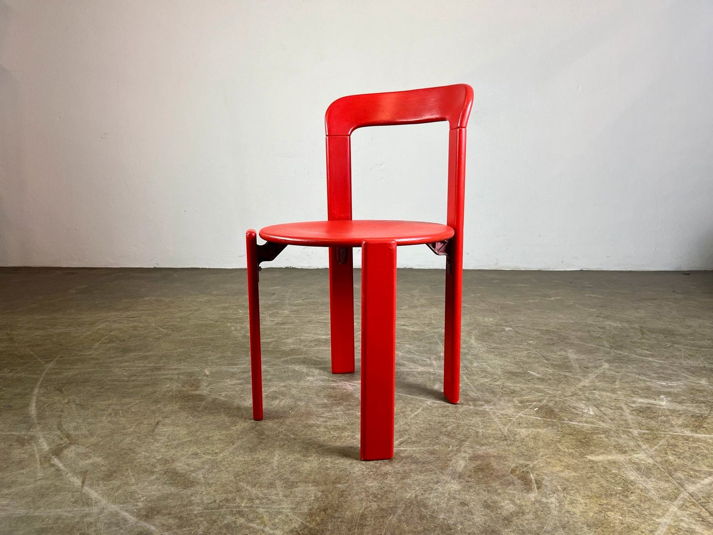 6er Set Vintage Stühle LACKIERT Bruno Rey Kusch & Co 1970er Design