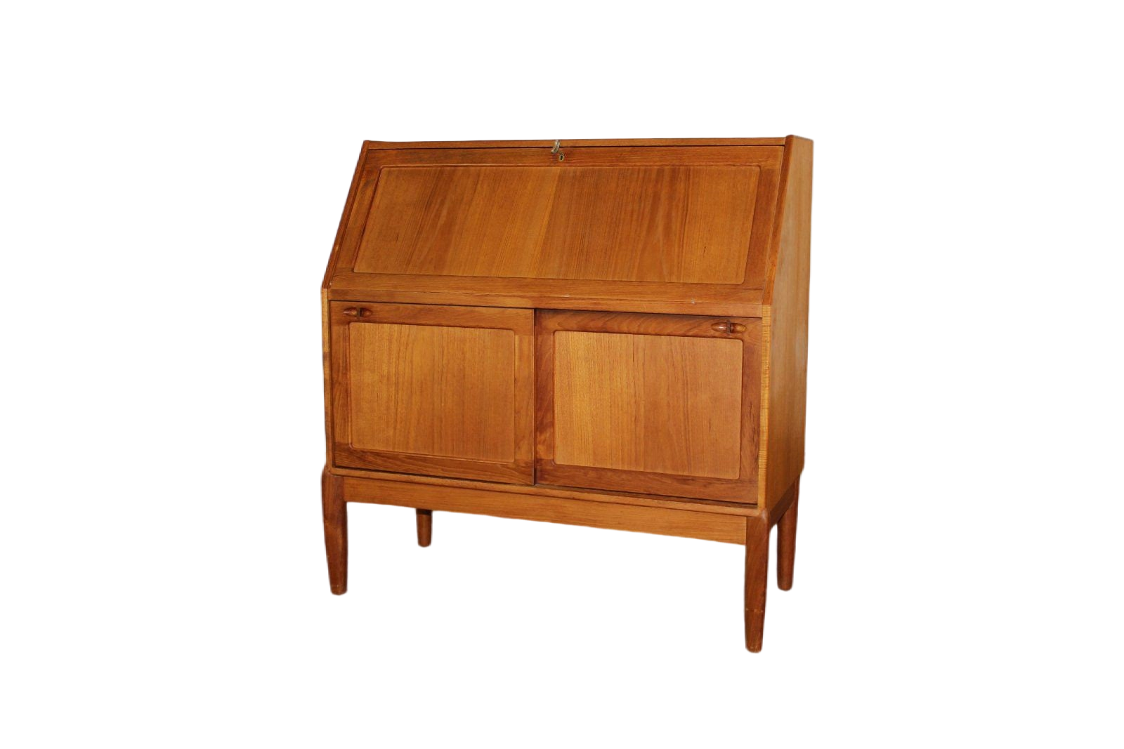 Dänischer Sekretär Teak Mid Century Bramin Schreibtisch Vintage 60er