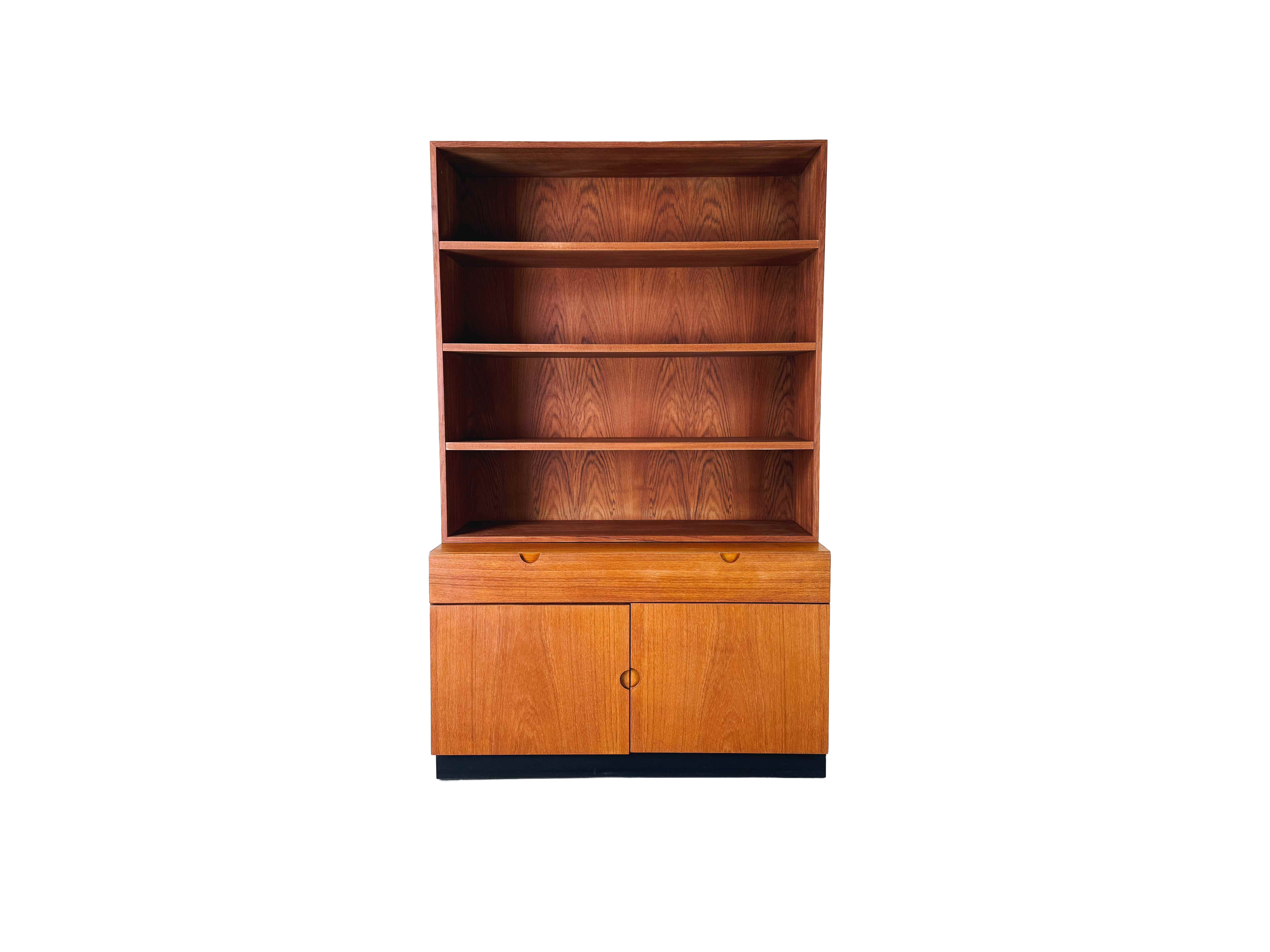 Mid Century Bücherregal Schrank Bramin 160 Sven Ellekär Teak Regal