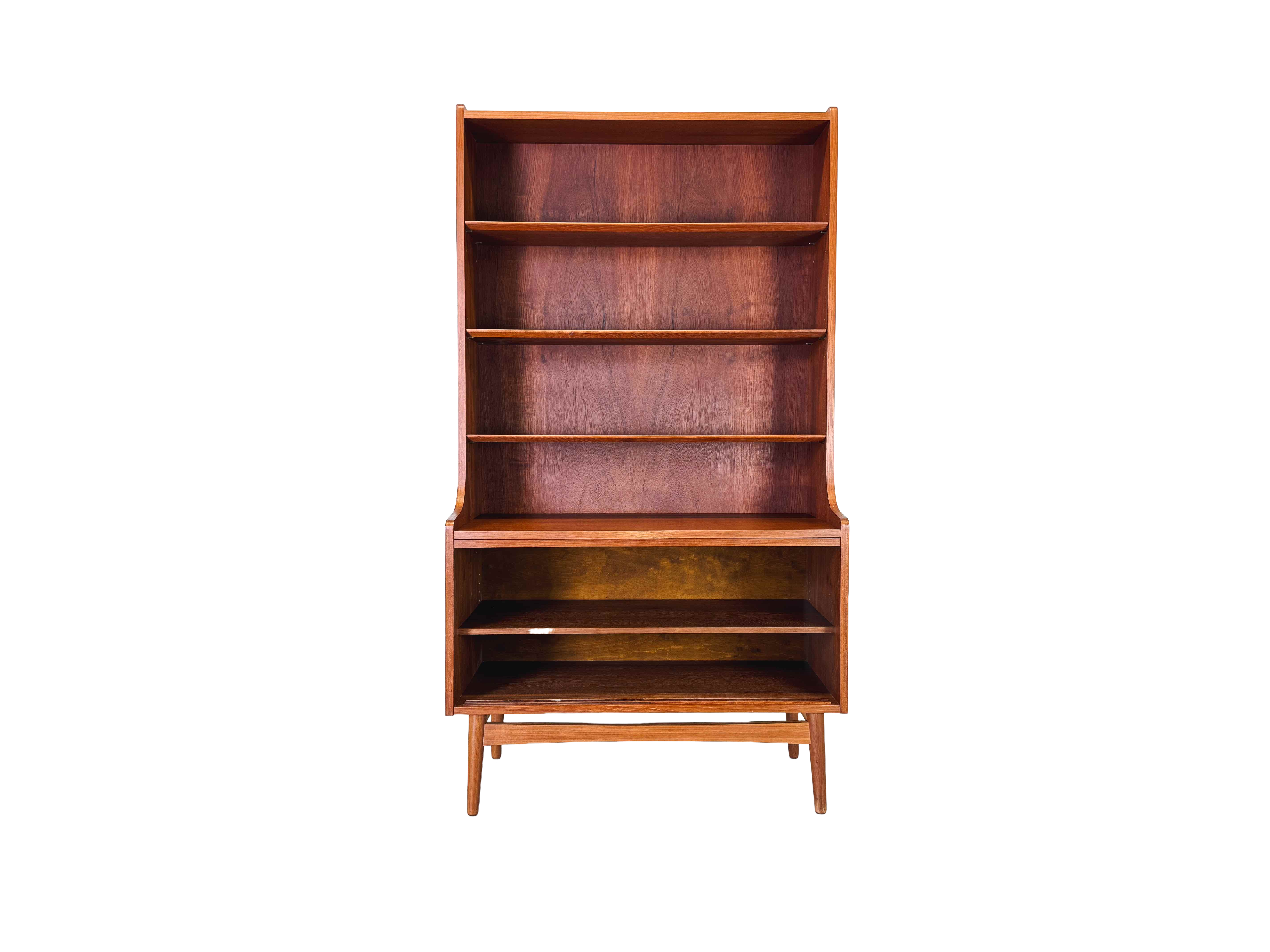 Vintage Mid Century Bücherregal Teak danish design 1960 Johannes Sorth