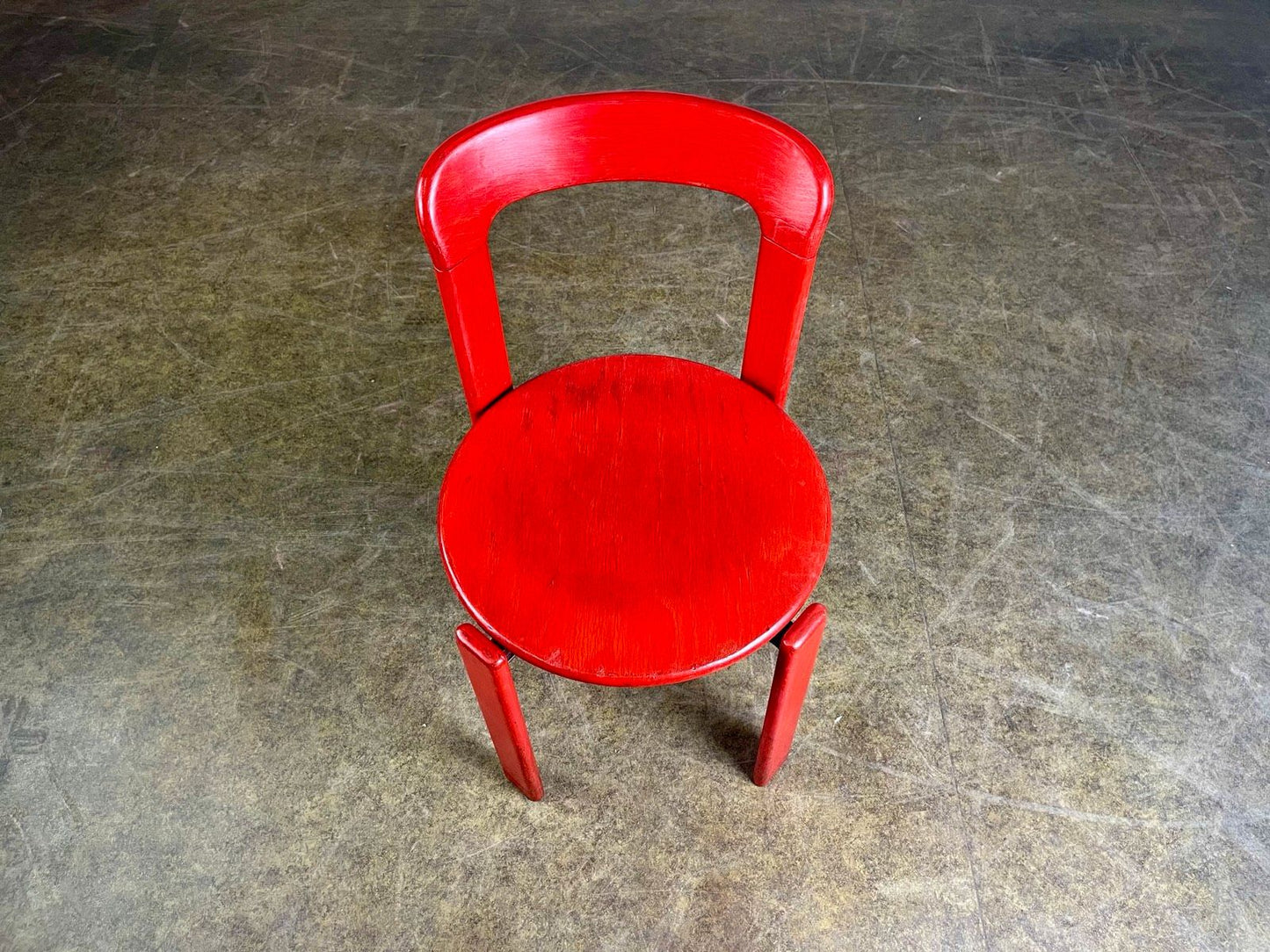 6er Set Vintage Stühle LASIERT Bruno Rey Kusch & Co 1970er Design
