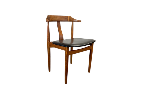 2er Set dänische Esszimmerstühle Teak Mid Century Vintage 60er Stuhl