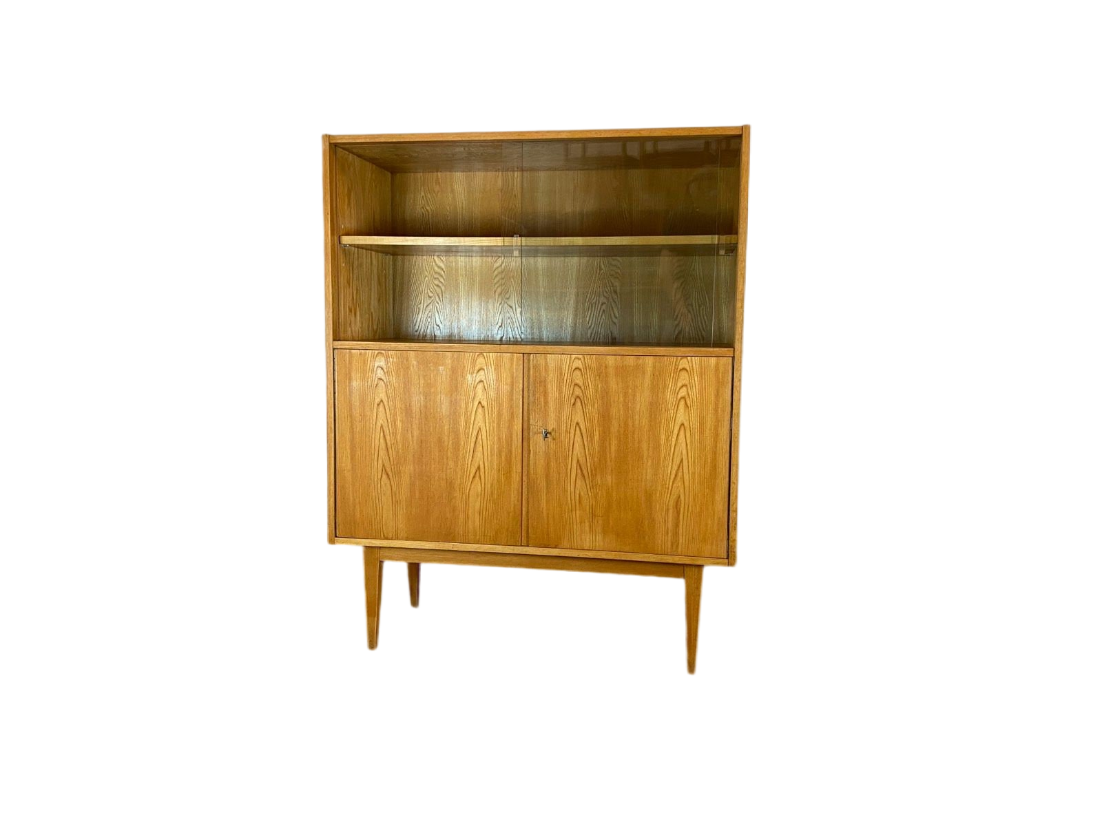 Hellerau Vitrine 602 Franz Ehrlich Mid Century Vintage Senesche Schrank