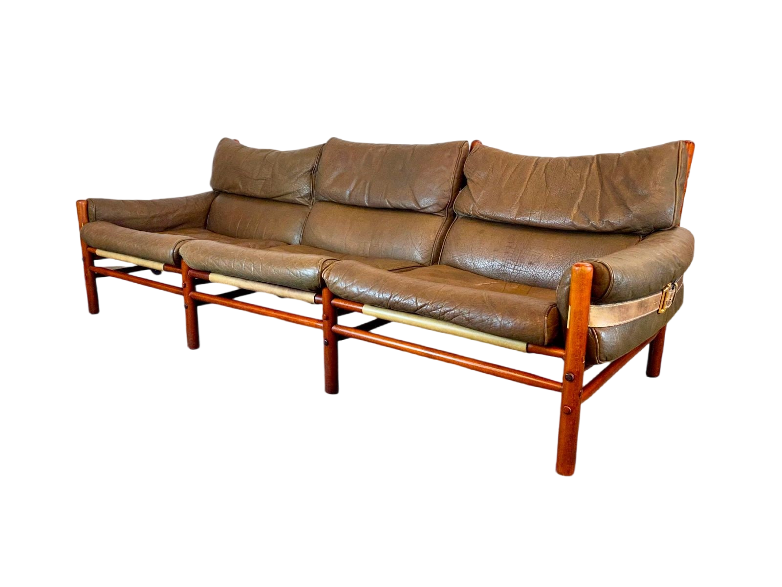 Modell Kontiki Sofa Arne Norell AB Schweden Teak Midcentur